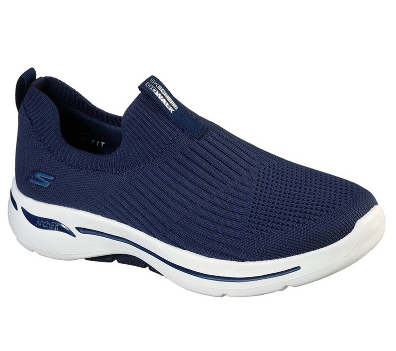 Skechers Gowalk Arch Fit - Iconic - Womens Slip On Shoes Navy [AU-BG3501]